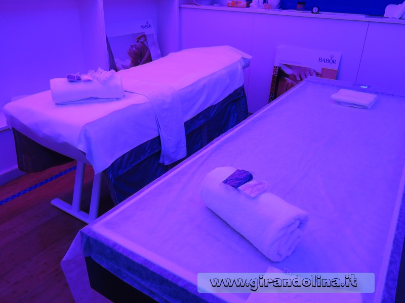 La SPA Suite 62 interno della cabina massaggi