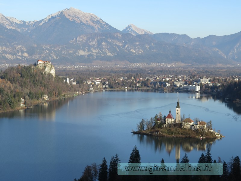 Il panorama dalla collina Velika OsoJnica