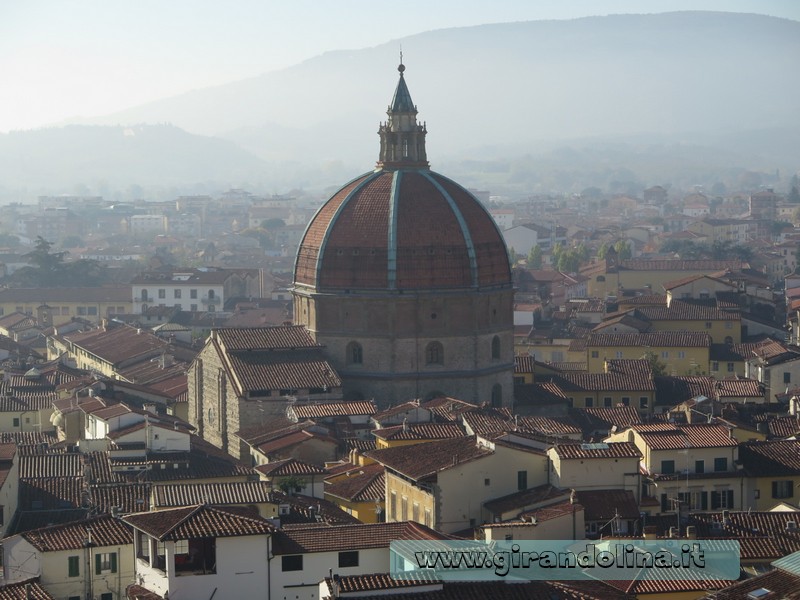 Panorama della città di Pistoia dal Campanile