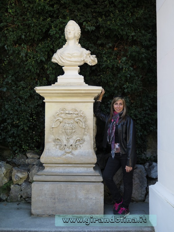 Castello di Linderhof, la statua di Maria Antonietta