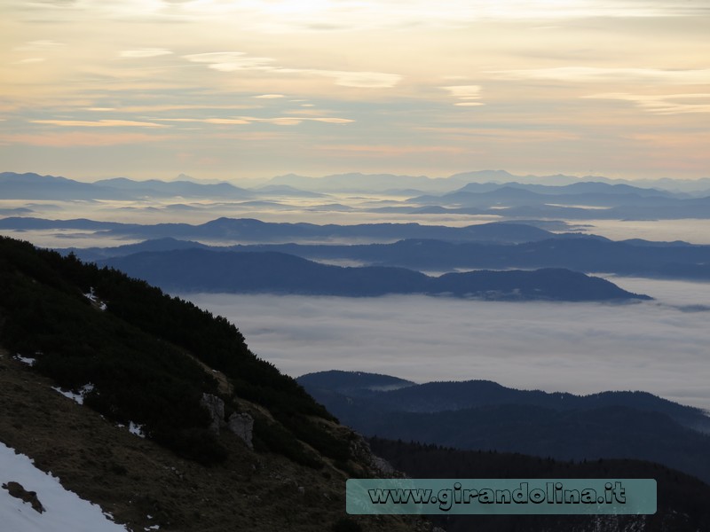 Il panorama dal Velika Planina