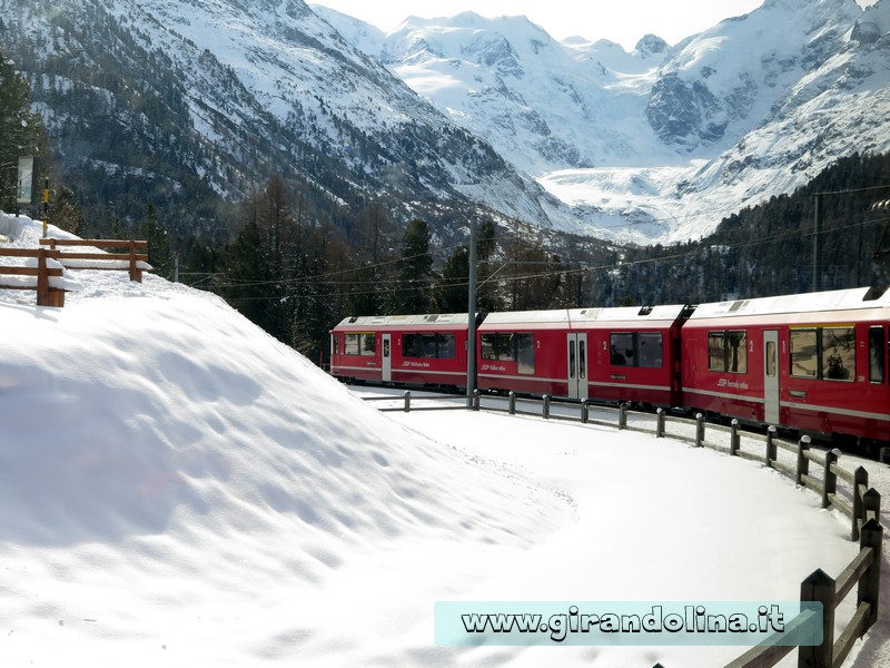 Il Trenino Rosso del Bernina, i panorami