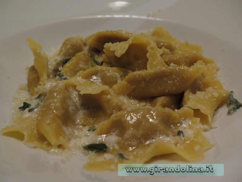 I tortelli di Zucca del Ristorante Giallo Zucca, dove mangiare a Mantova