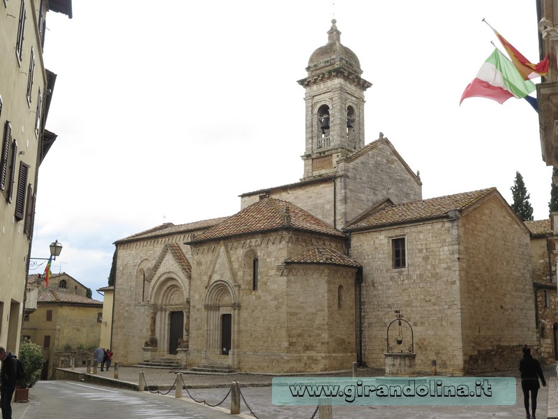  Val D'Orcia itinerari turistici - La Collegiata di San Quirico d' Orcia