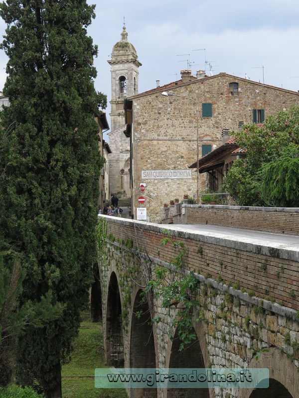 Val D'Orcia - Il ponte delle Mille Miglia a San Quirico d'Orcia