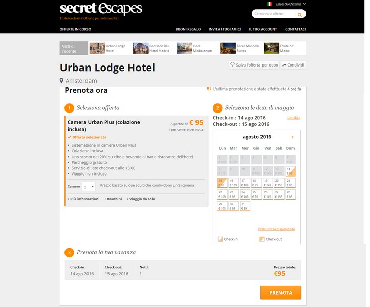 Secret Escapes Urban Lodge Hotel