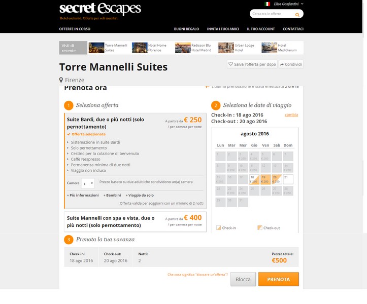 Secret Escapes Torre Mannelli Suites