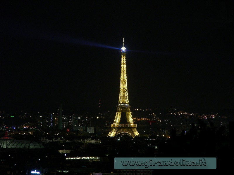 Attrazioni turistiche -La Torre Eiffel a Parigi