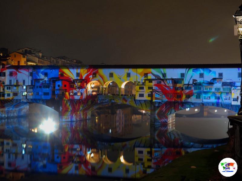 F-Light Firenze Light Festival  Ponte Vecchio