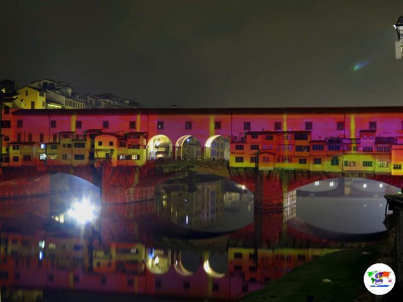 F-Light Firenze Light Festival  il Ponte Vecchio