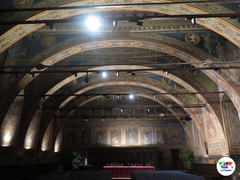 Sala dei Notari all' interno del Palazzo dei Priori di Perugia