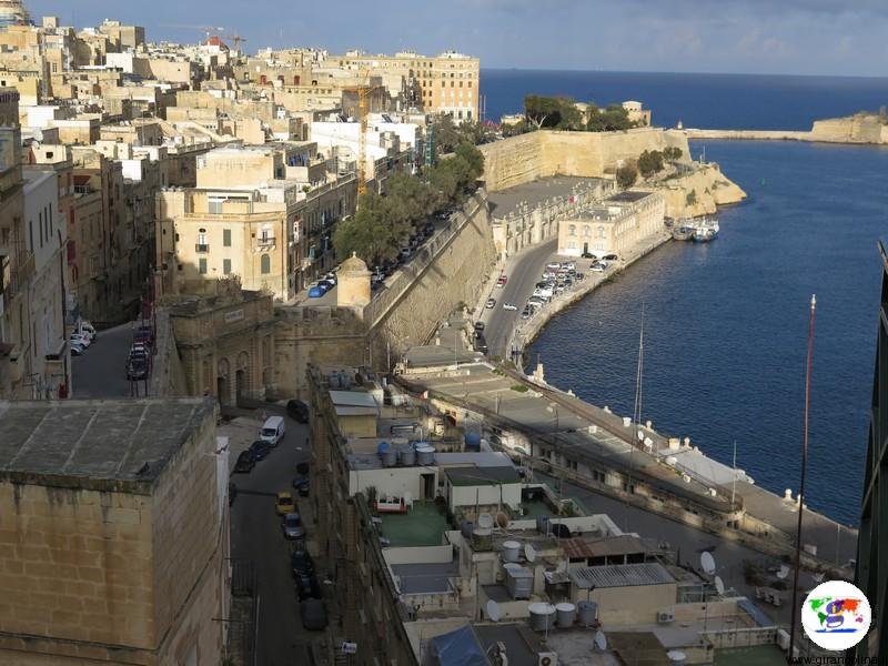 La Valletta, Anton Street vista dall 'alto