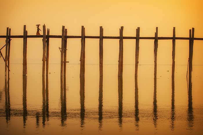 Ponte U Bein, Amarapura, Myanmar (ph sky scanner)