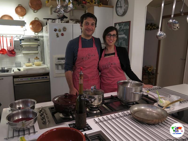 Gastronomia senese Elisa e Alessio provetti cuochi