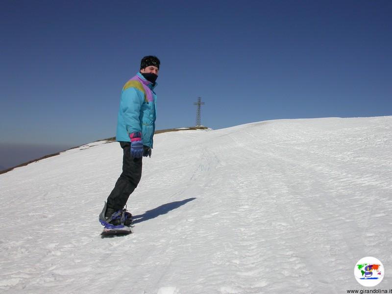 Sciare all' Abetone -  Alessio sullo snowboard