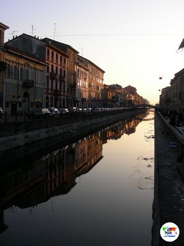 Milano , i Navigli fra le opere di Leonardo da Vinci