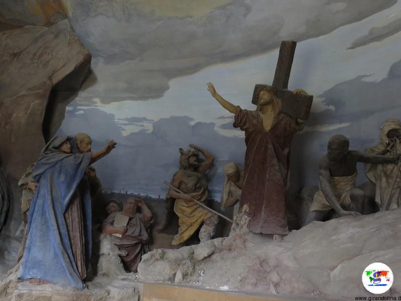 Sacro Monte di Crea , la Cappella Salita di Gesù al calvario