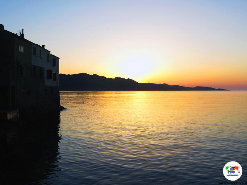 Cap Corse e il tramonto al ristorante La Marinuccia di Saint Florent