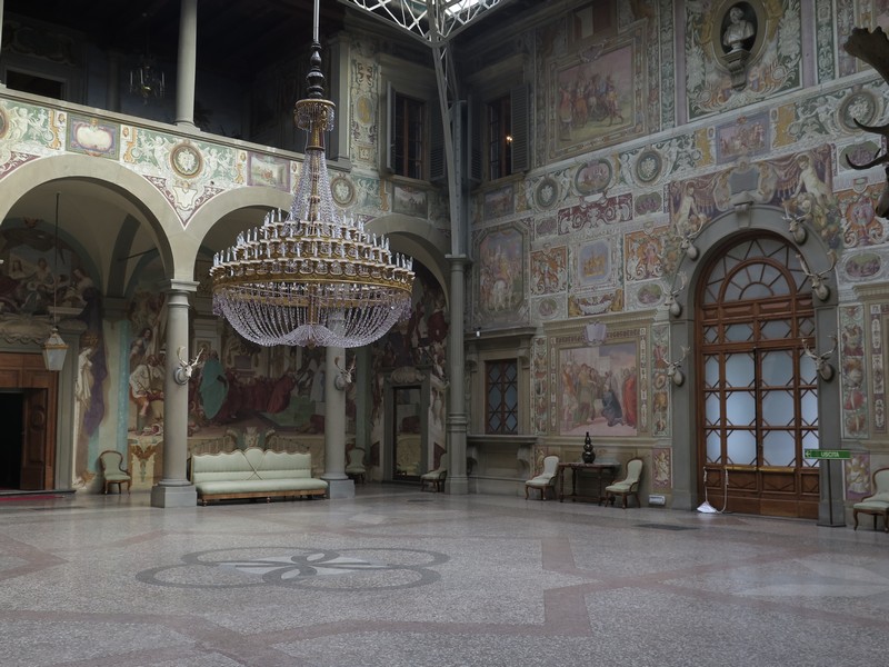 Le Ville Medicee in Toscana - Villa Medicea la Petraia, cortile interno