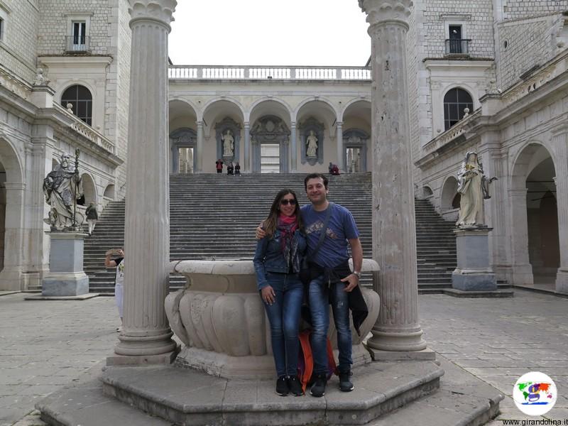 Abbazia di Montecassino la scalinata