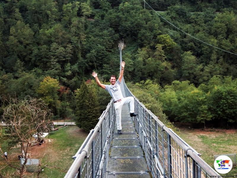 Il Ponte sospeso delle Ferriere a Pistoia