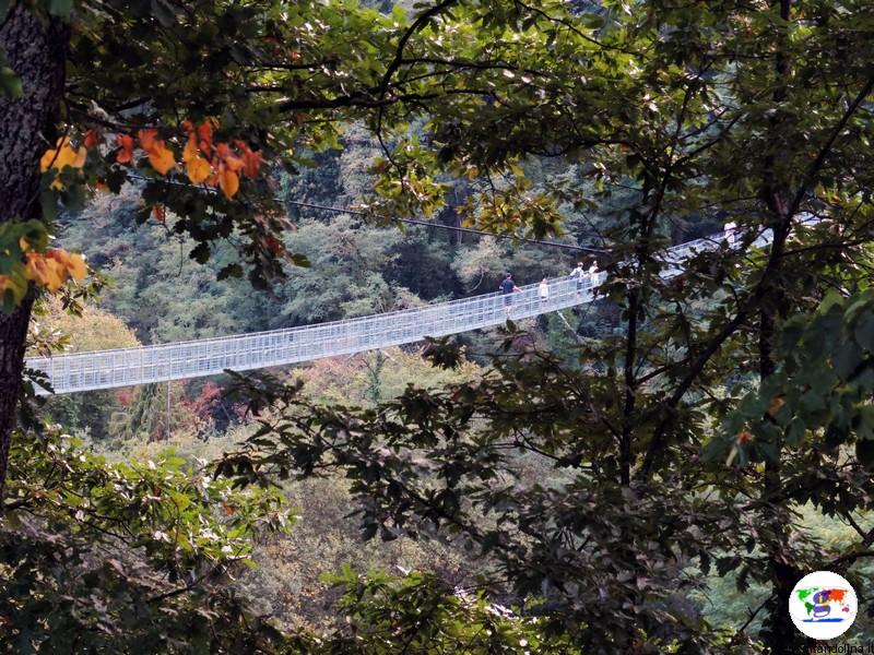 Il Ponte sospeso delle Ferriere a Pistoia