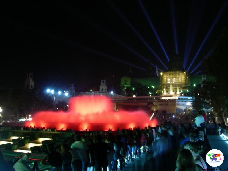 Capodanno a Barcellona, la Fontana Magica in Playa Espana