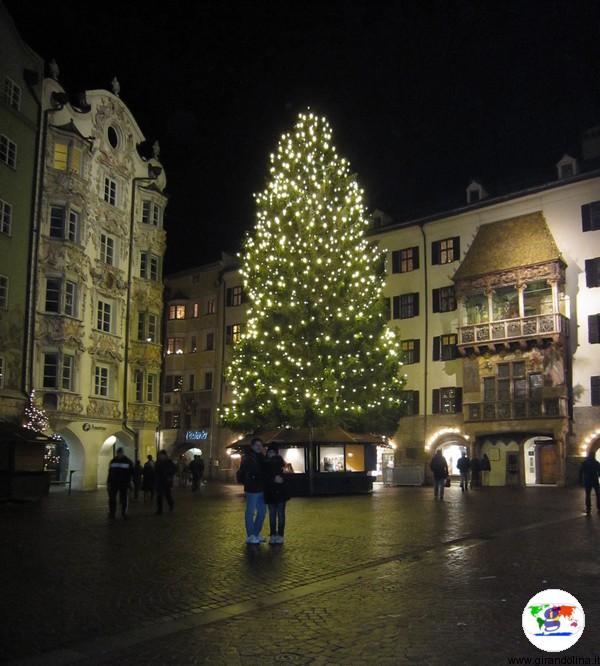 Mercatino di Natale a Innsbruck - il Tettuccio d'Oro