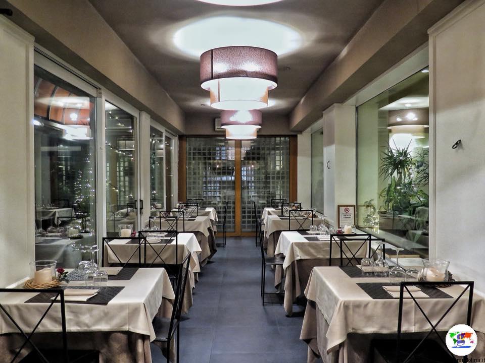 La sala vetrata dell'Art Restaurant