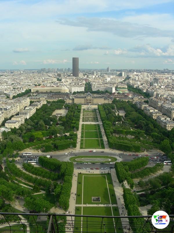 Il panorama visto dalla Torre Eiffel 