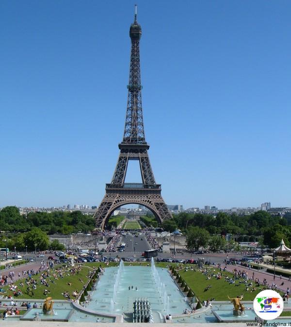 La Torre Eiffel vista dal Trocadero