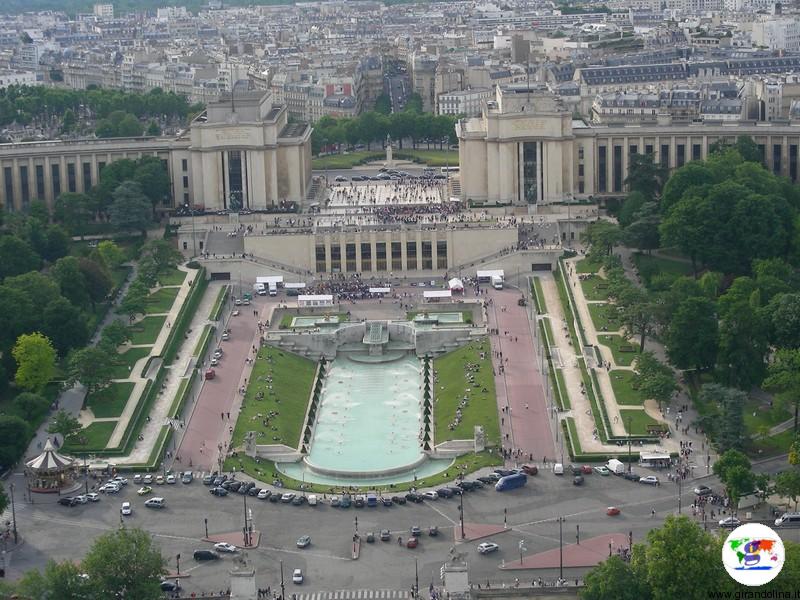 Il panorama visto dalla Torre Eiffel 