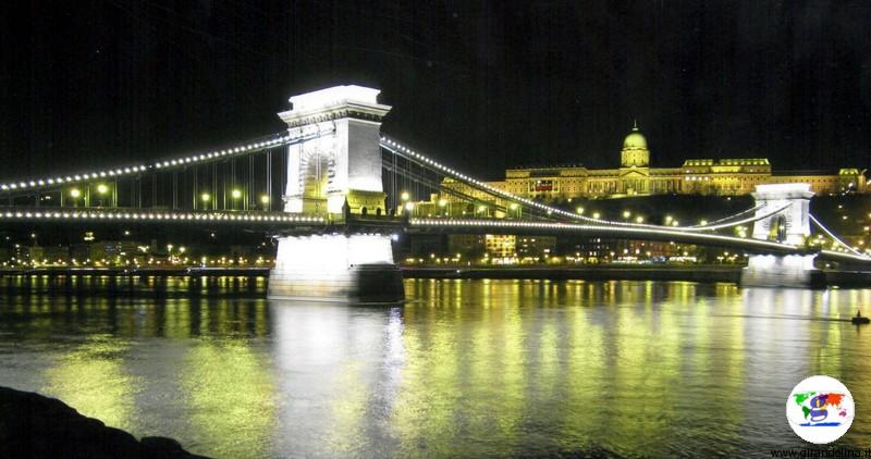 Budapest, il panorama del Castello e del Ponte delle Catene