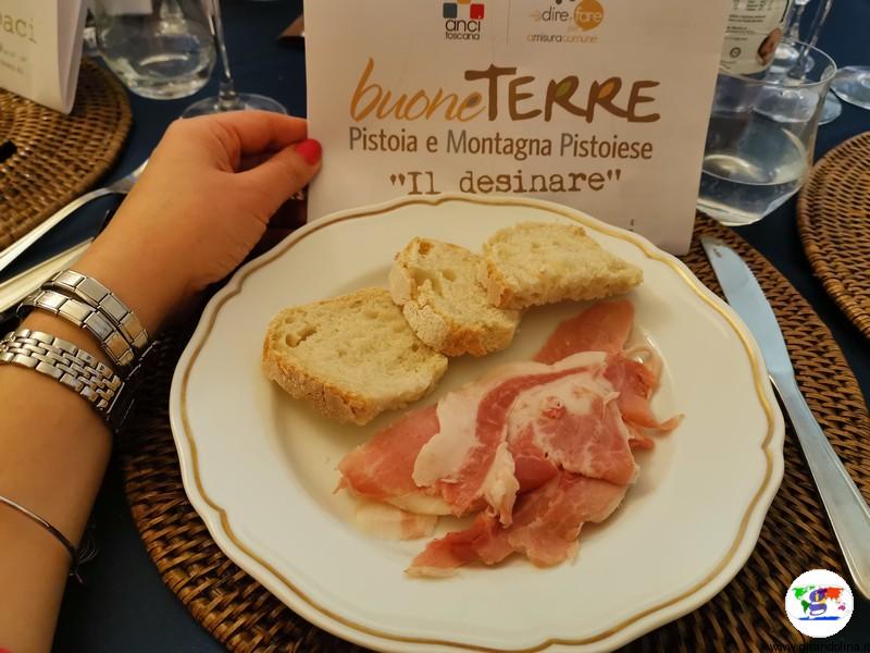 Buone Terre , Capocollo spagato, fegatelli della Marchesa, prosciutto toscano DOP del Salumificio Meoni di Montale