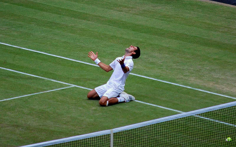 Wimbledon il torneo di tennis, e Novak Djokovic alla finale del 2011