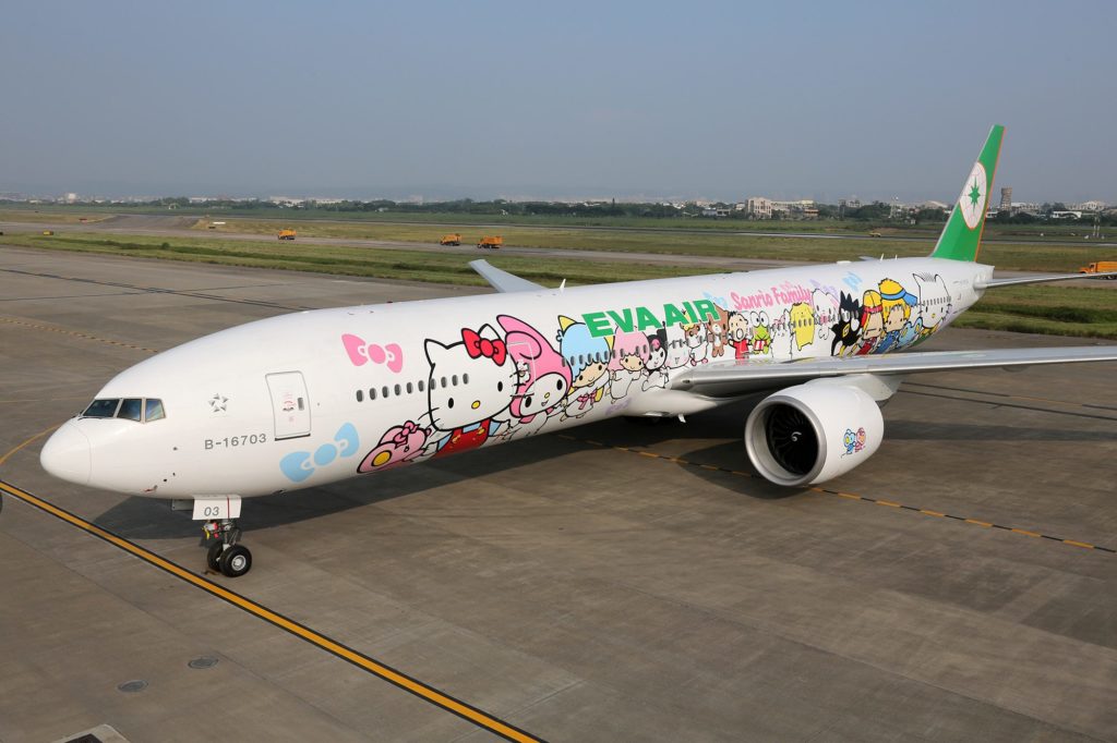 Volo senza destinazione super jet Hello Kitty Dream