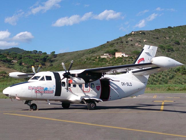 Isola d' Elba in volo, la Silver Air ( photo credits Silver Air)