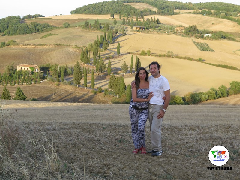 viaggi fotografici in Val d'Orcia, la curva di Monticchiello