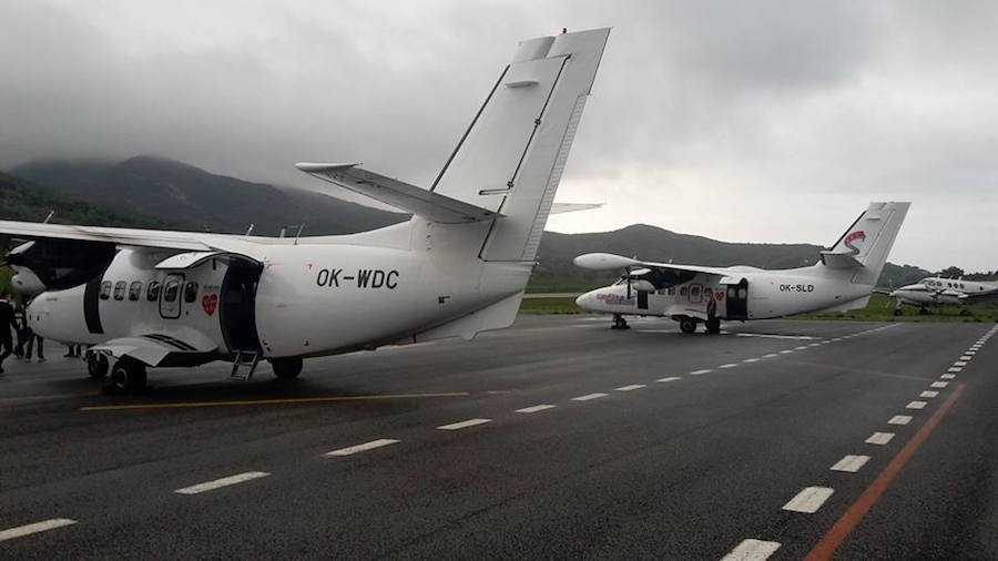 Isola d'Elba in volo, la Silver Air ( photo credits Silver Air)