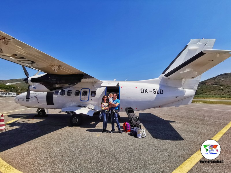 Viaggiare con un neonato in aereo, il primo volo di Lorenzo