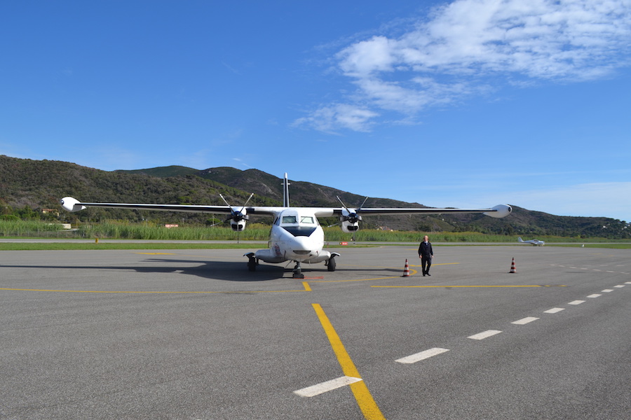 Isola d' Elba in volo, la Silver Air ( photo credits Silver Air)