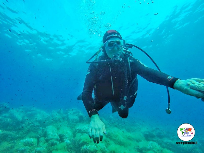 Immersioni Isola d'Elba , il battesimo del mare di Girandolina