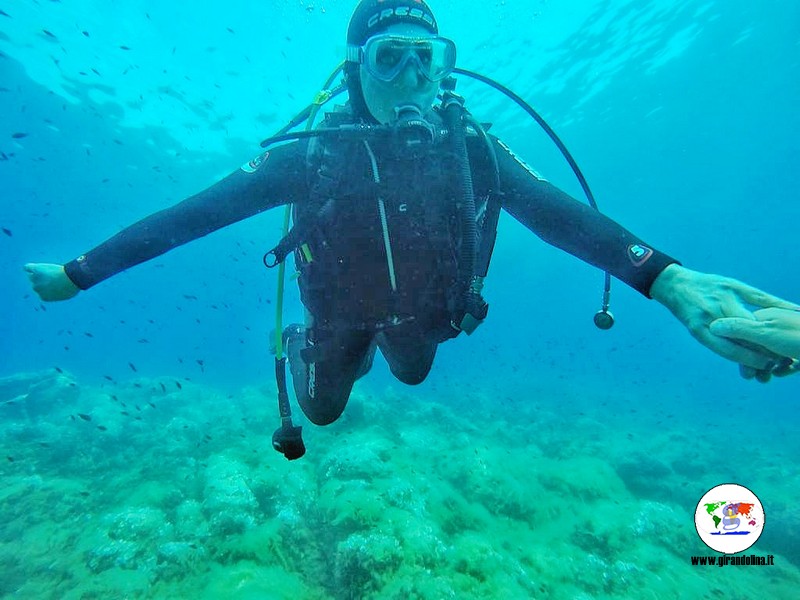 Immersioni Isola d'Elba , il battesimo del mare di Girandolina