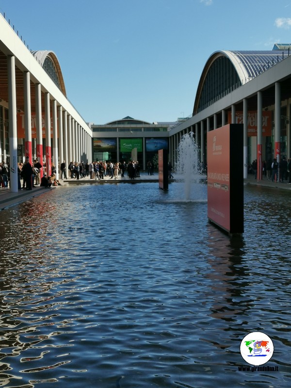 TTG di Rimini, le fontane all'interno