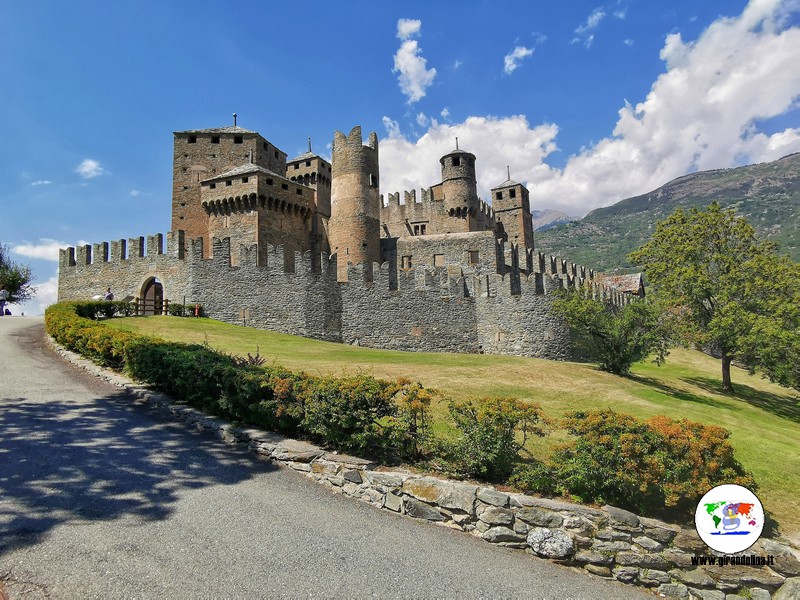 L' ingresso del Castello di Fenis