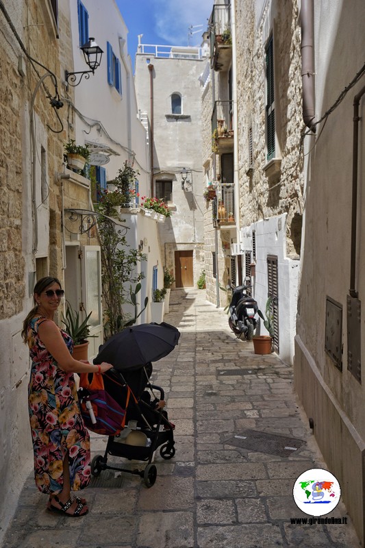 Polignano a Mare e il passeggino