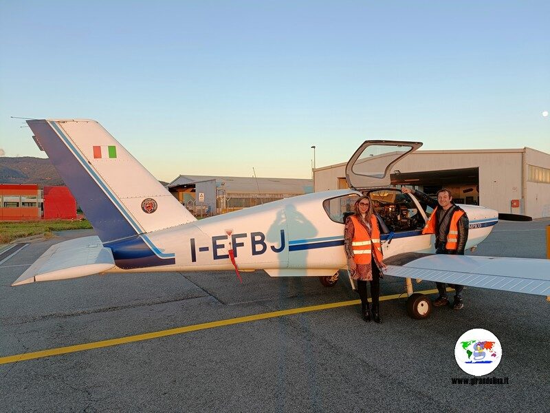 Volo privato su Firenze, il nostro aereo