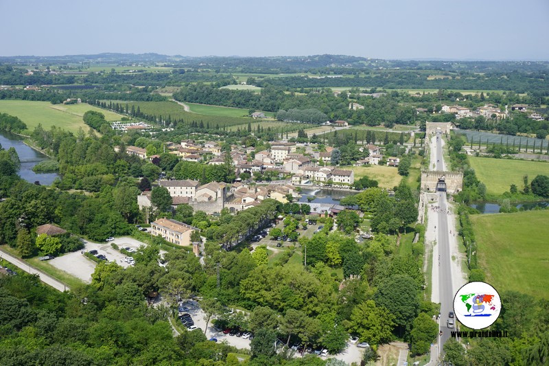 Borghetto sul Mincio visto dall' alto