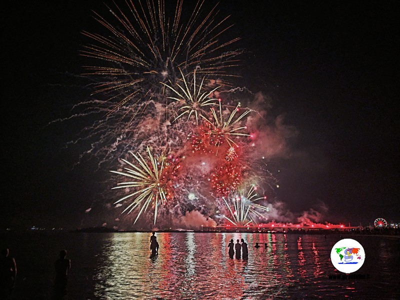 I fuochi d'artificio a Marina di Massa