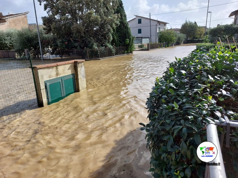 Alluvione a Quarrata   il centro 